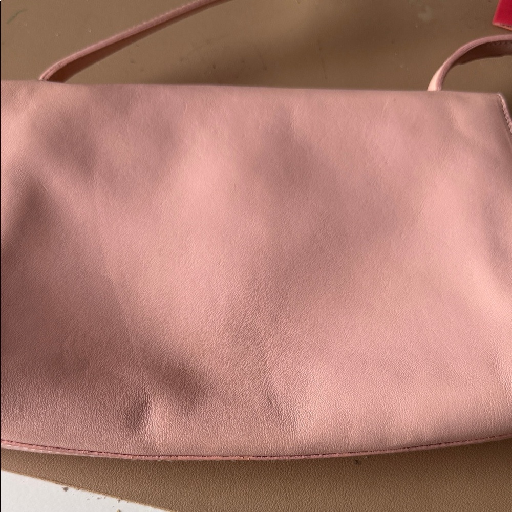 Furla Soft Pink Leather Shoulder Bag - Picture 4 of 6